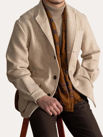 Louis | Uldjakke Beige
