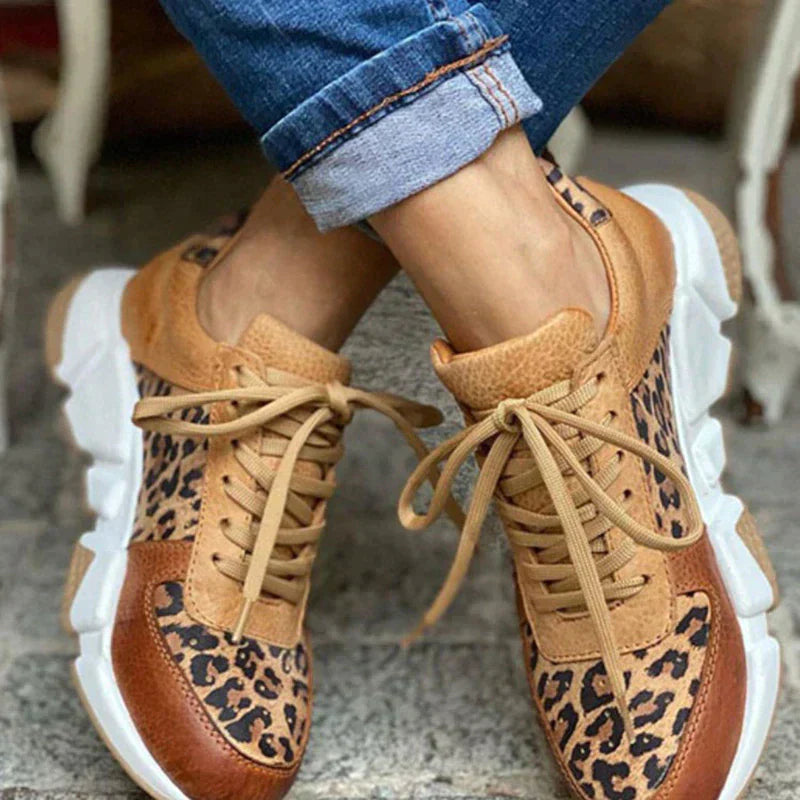 Joliné™ | Cozy Leopard Print Sneakers