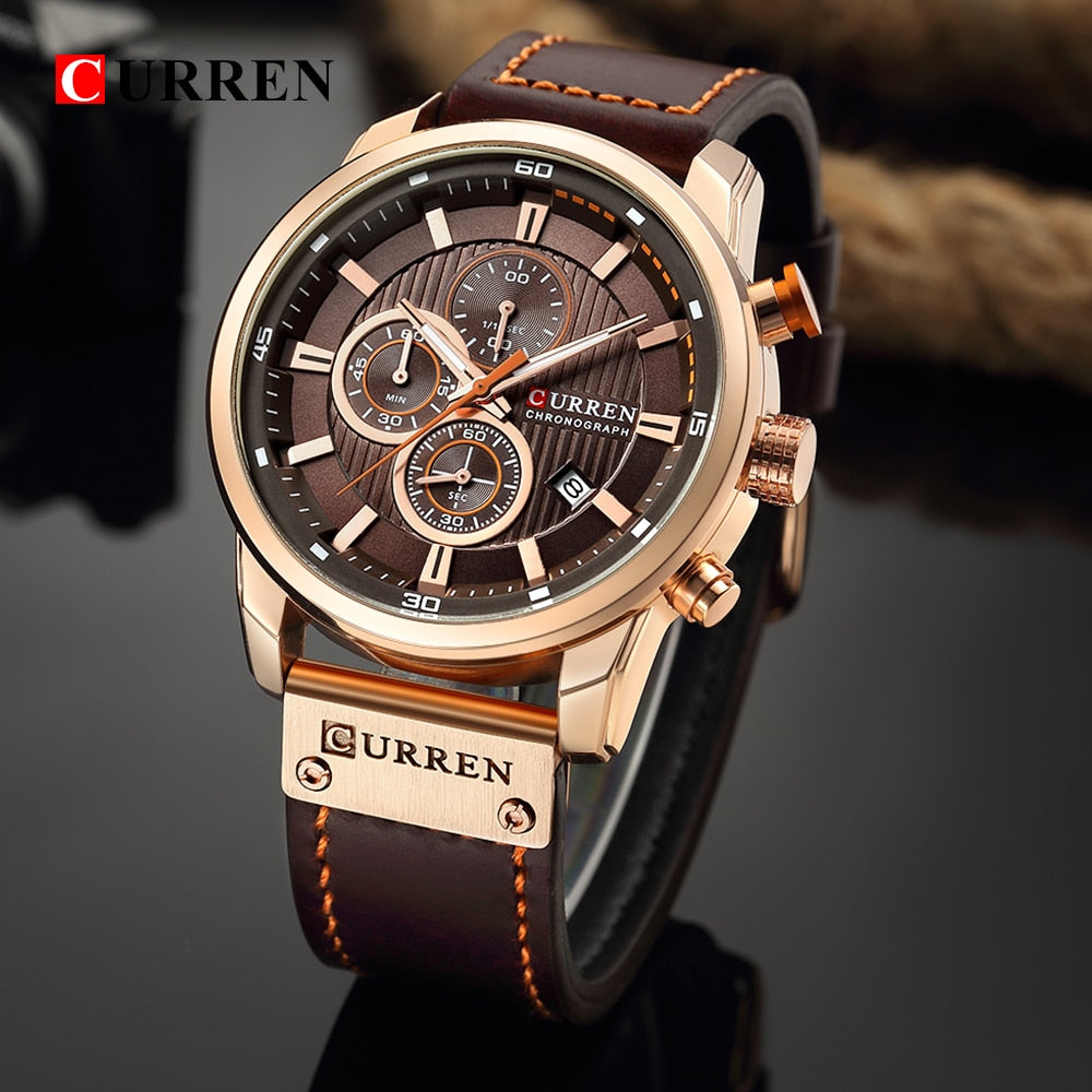Antoine™ | Quartz Leather Watch