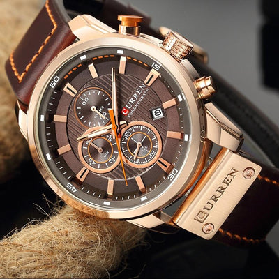 Antoine™ | Quartz Leather Watch