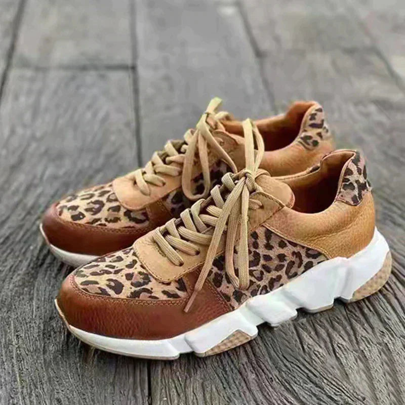 Joliné™ | Cozy Leopard Print Sneakers