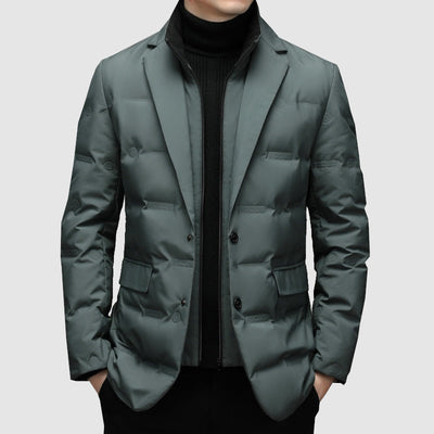 Magnus | Dynejakke-Blazer Med Knaplukning