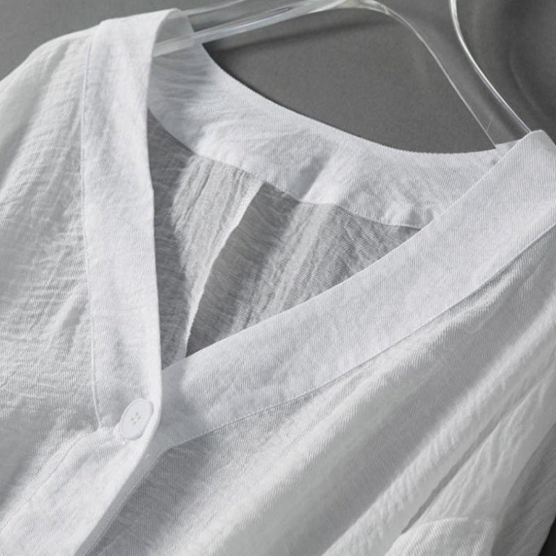 Ellen | Linned Bluse