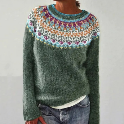 AMÉLIE | RETRO STRIKKET TRØJE