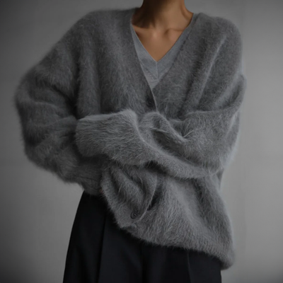 Serena | Stilfuld cardigan i pels