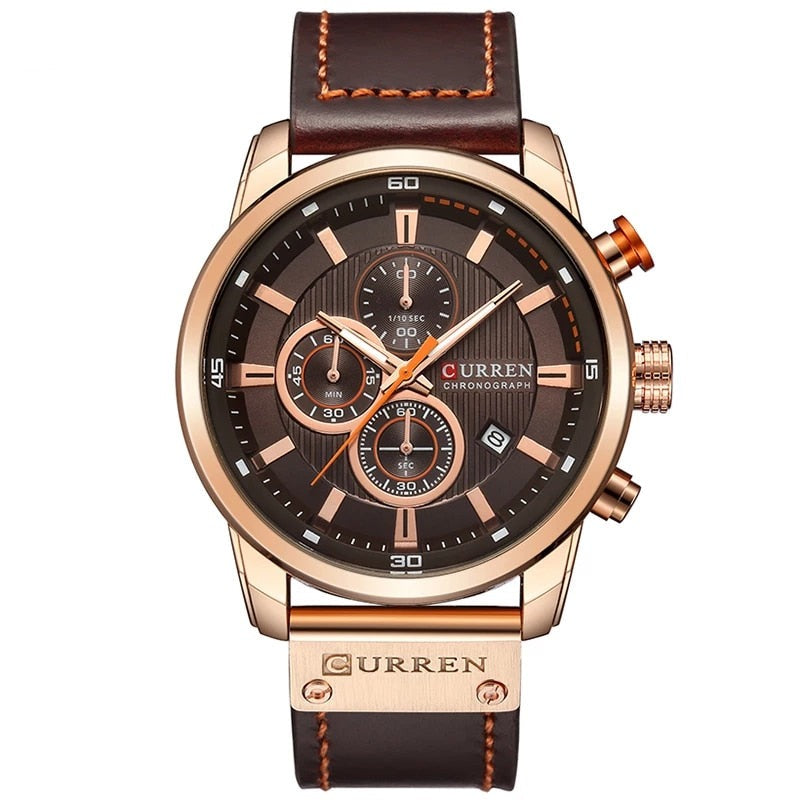Antoine™ | Quartz Leather Watch