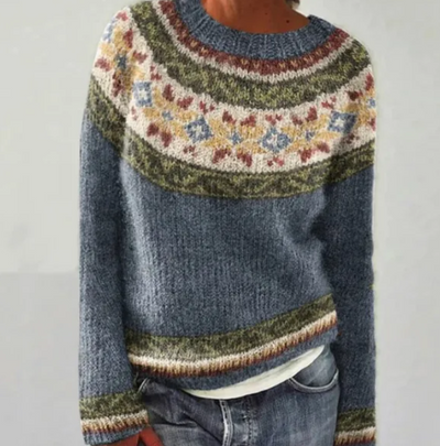 AMÉLIE | RETRO STRIKKET TRØJE