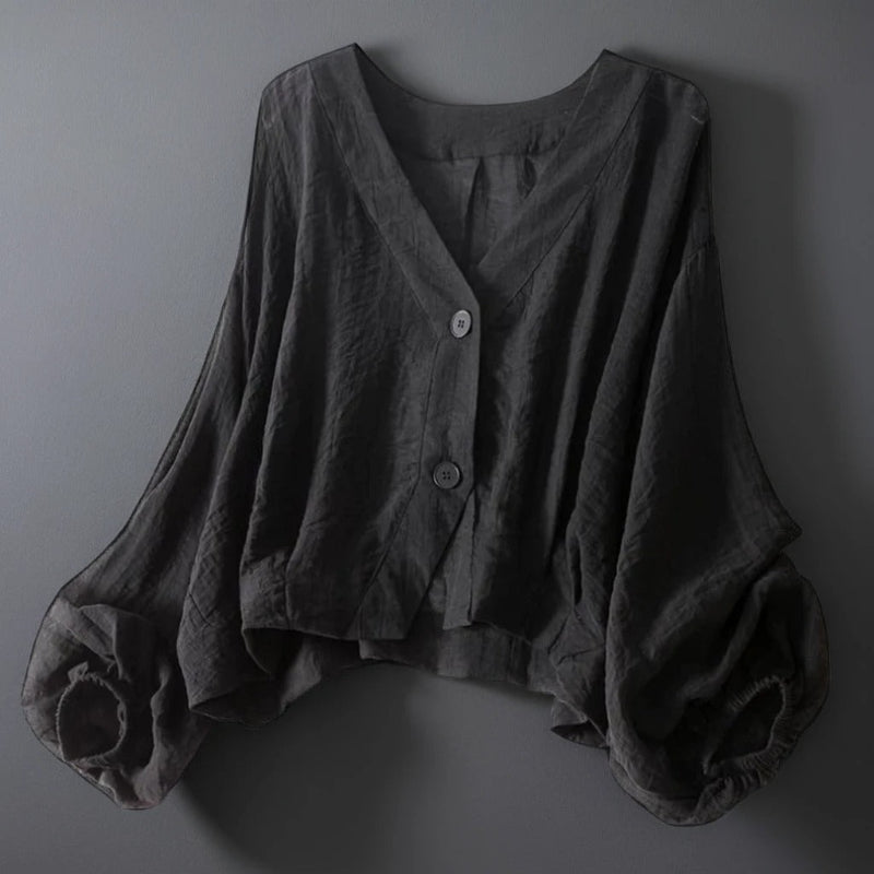 Ellen | Linned Bluse