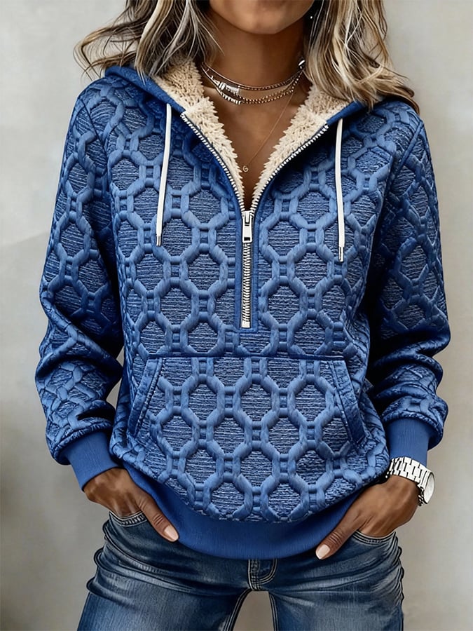 Oline | 3D Struktur Hoodie