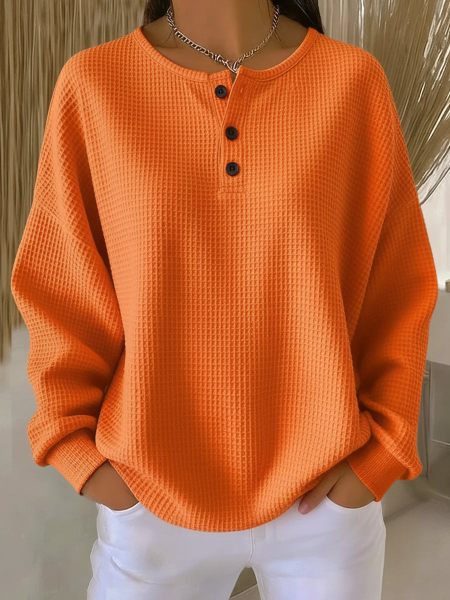 Anne | Casual sweatshirt med krave