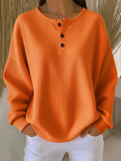 Anne | Casual sweatshirt med krave