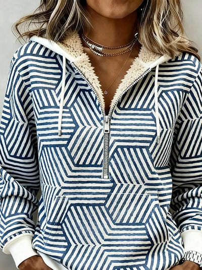 Livny | Geo Mønster Hoodie