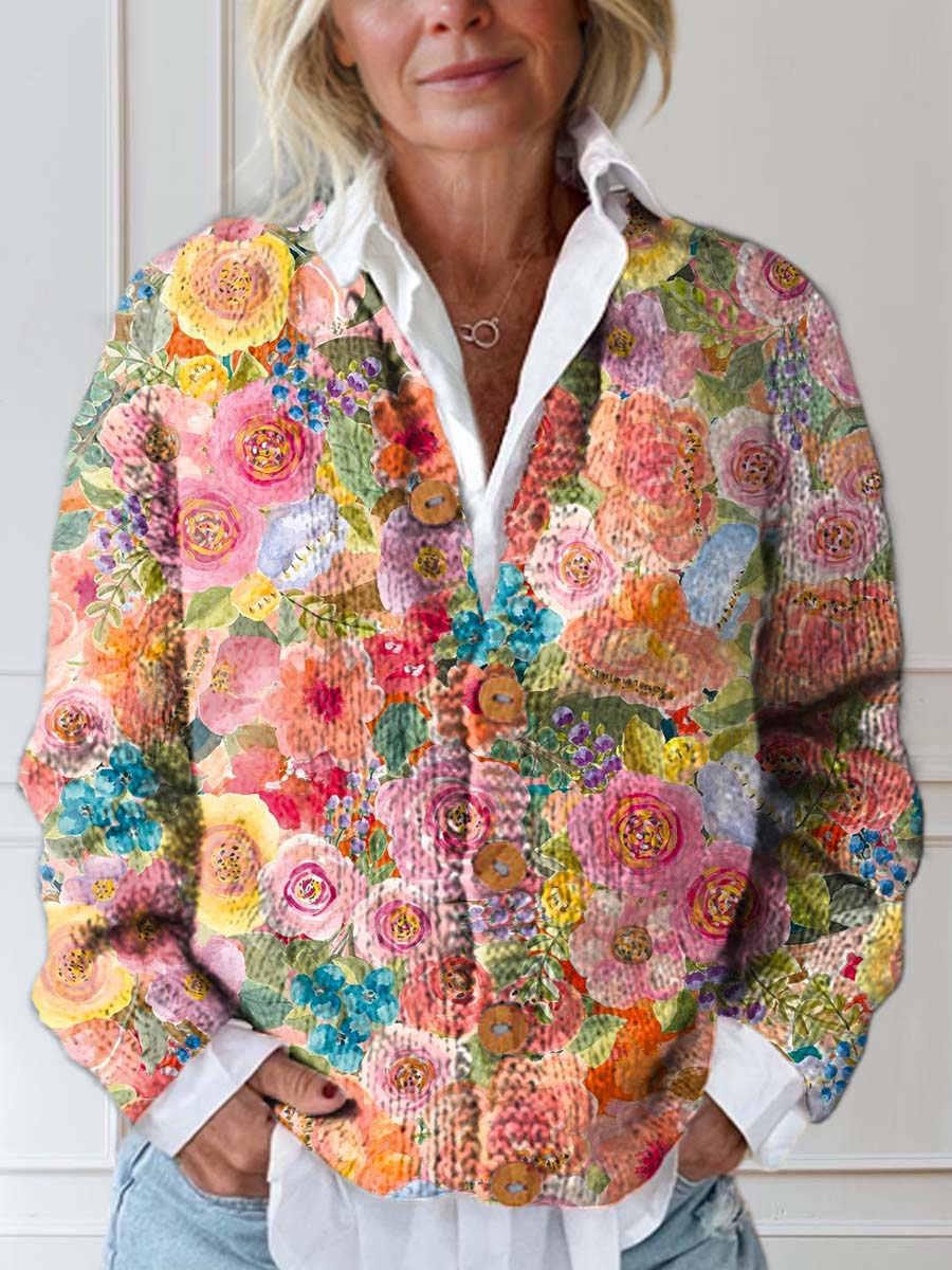 Elna | Warm Pattern Sweater