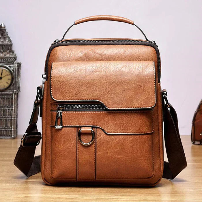 Fabienne™ | Elegant Lædertaske med Praktisk Design
