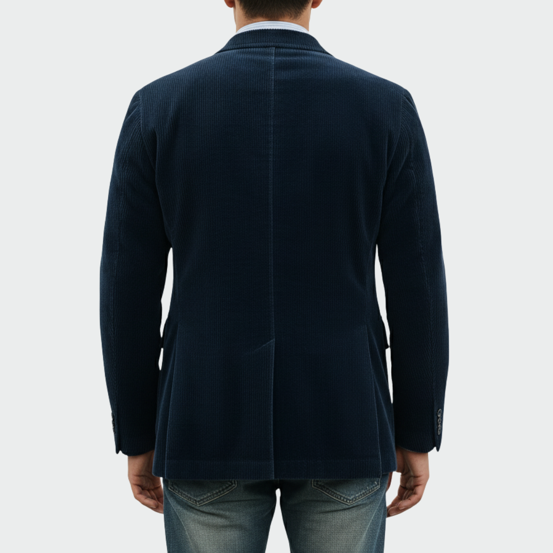Tommy | 2-delt sæt: Blazer og vest i fløjl